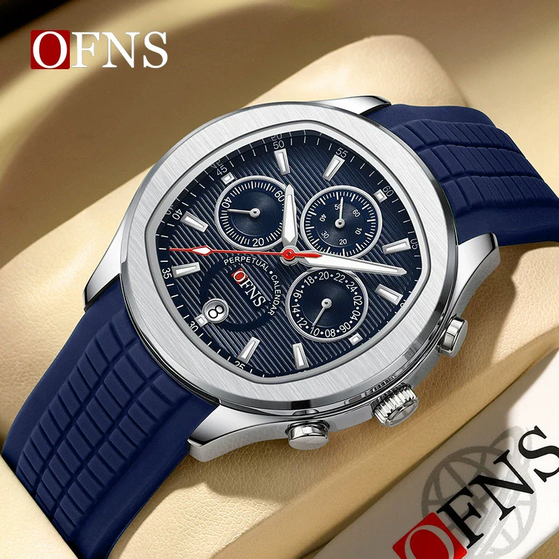 Quartz Watch Zinc Alloy Gas Rubber Strap Round For Teenagers And Students Fashionable Multifunction