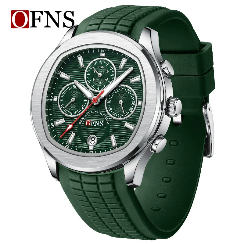 Quartz Watch Zinc Alloy Gas Rubber Strap Round For Teenagers And Students Fashionable Multifunction - Image 6
