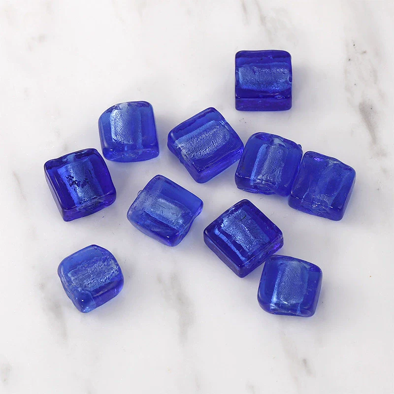 Retro Glass And Glaze Square Straight Hole Beads For Diy Earrings Necklaces And Bracelets - Image 14