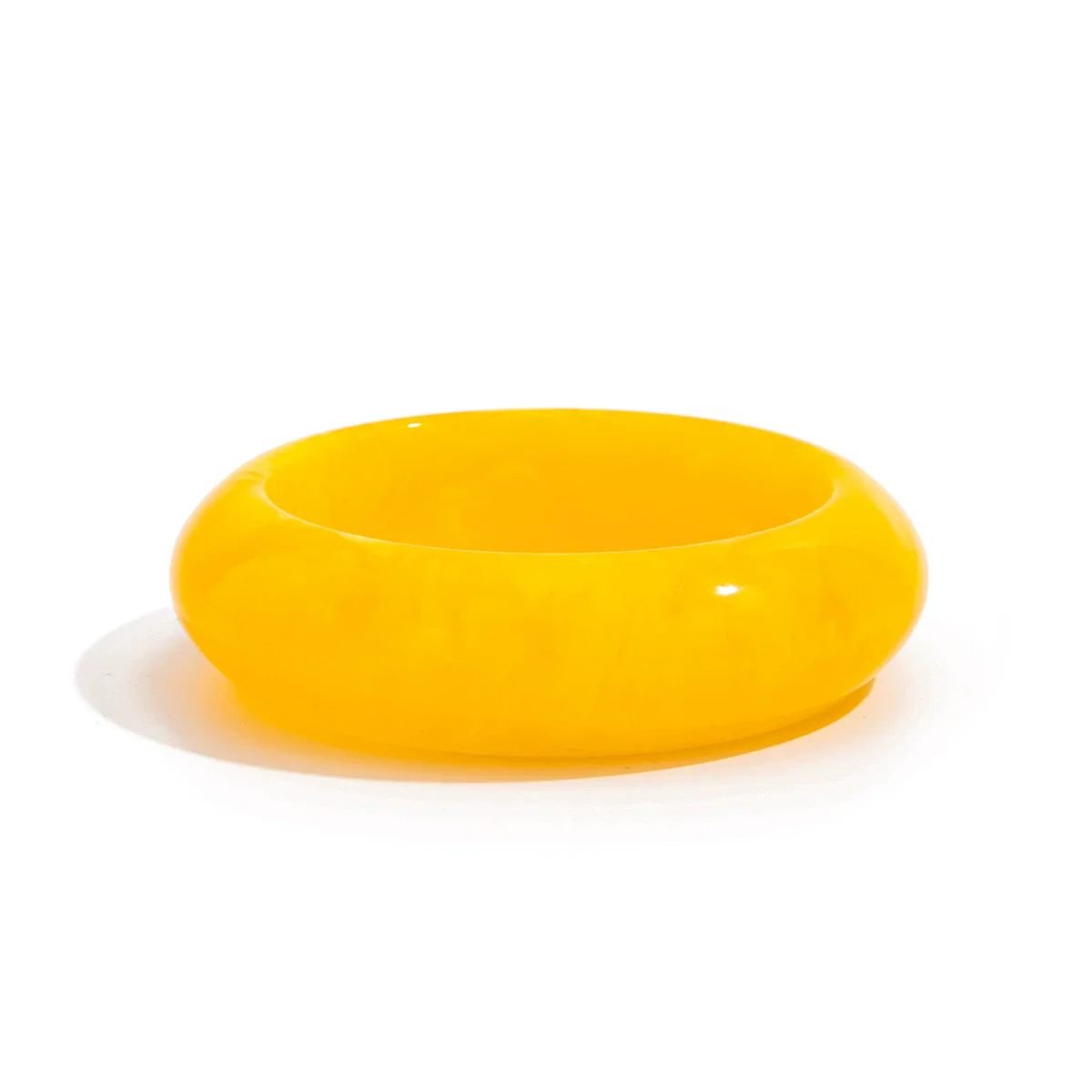 Retro Ins Style Asymmetrical Faceted Acrylic Circle Bracelet With Glue Technique - Image 5