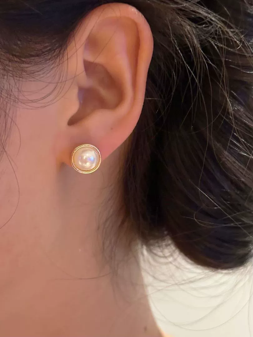 Retro Love Pearl Earrings For Women Zinc Alloy Material With Heart Pattern And Electroplating Process - Image 7