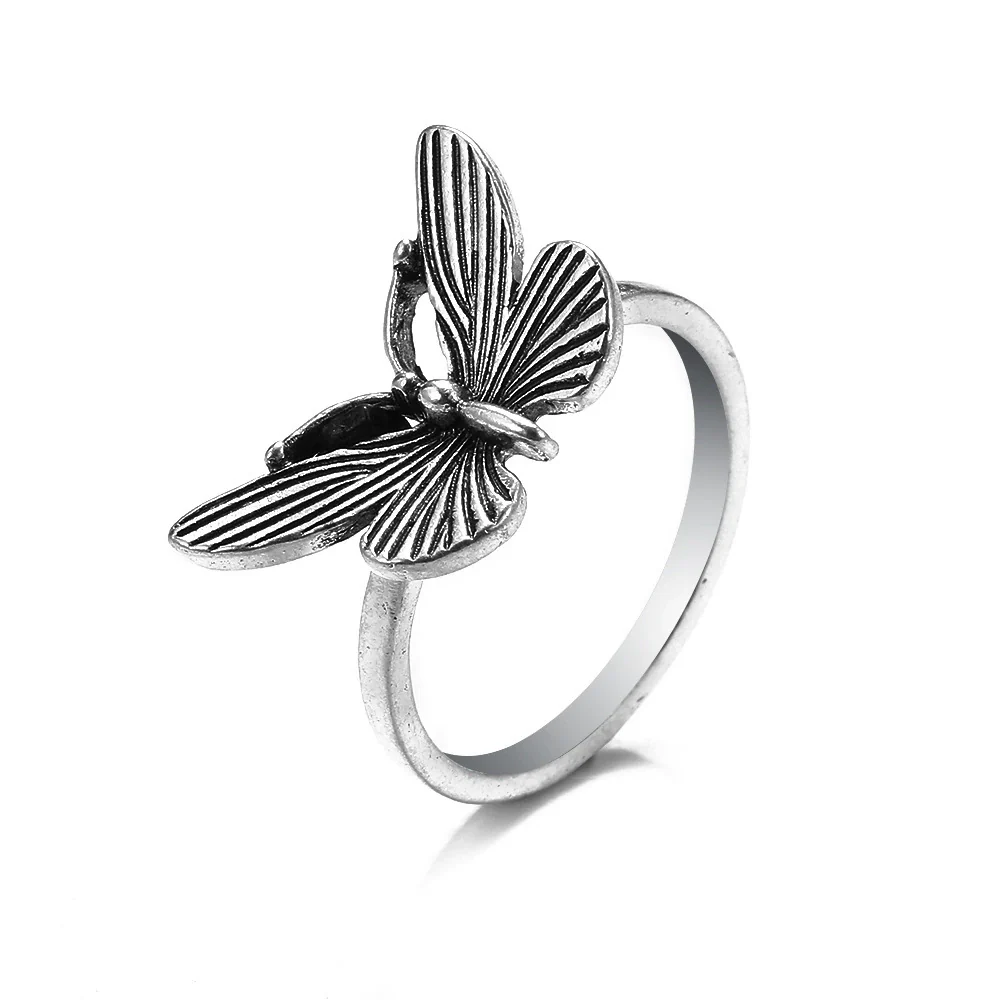 Retro Punk Style Alloy Cast Ring - Image 11