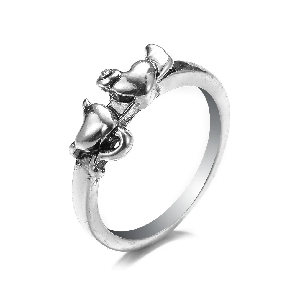 Retro Punk Style Alloy Cast Ring - Image 12