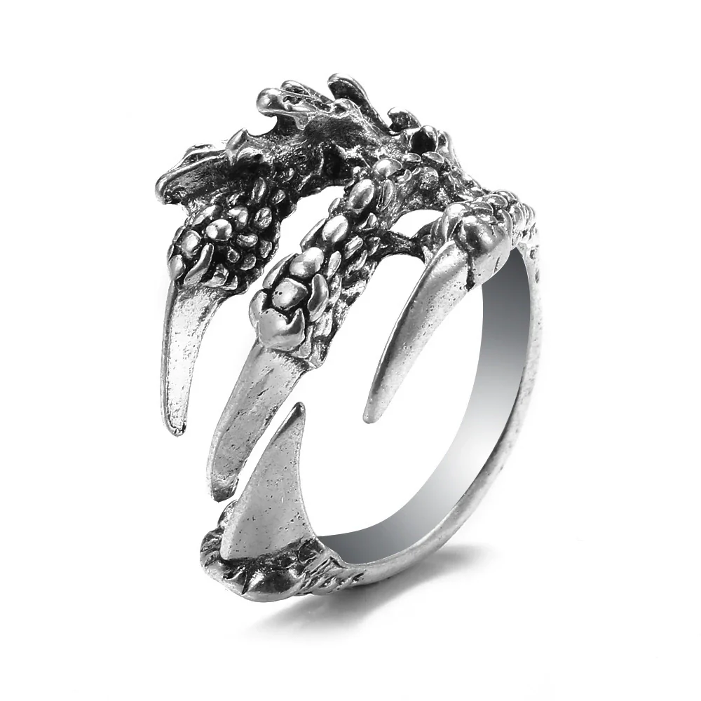 Retro Punk Style Alloy Cast Ring - Image 18