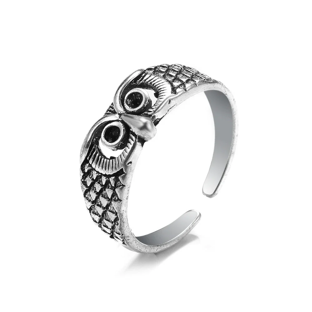 Retro Punk Style Alloy Cast Ring - Image 21