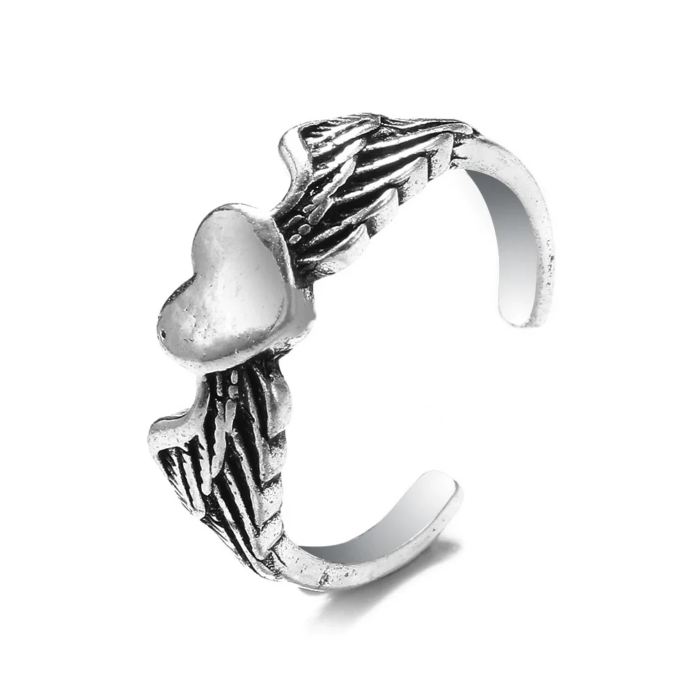 Retro Punk Style Alloy Cast Ring - Image 25