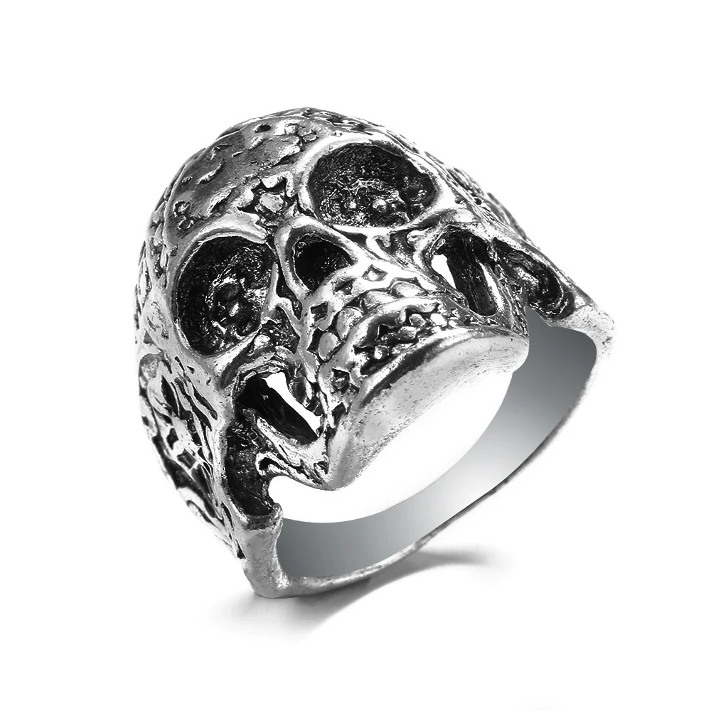 Retro Punk Style Alloy Cast Ring - Image 30