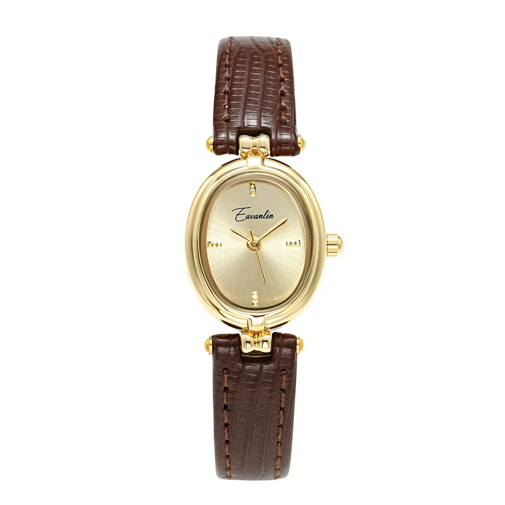 Retro Round Alloy Belt Women's Watch With Mineral Strengthened Mirror And Stainless Steel Clasp - Image 5