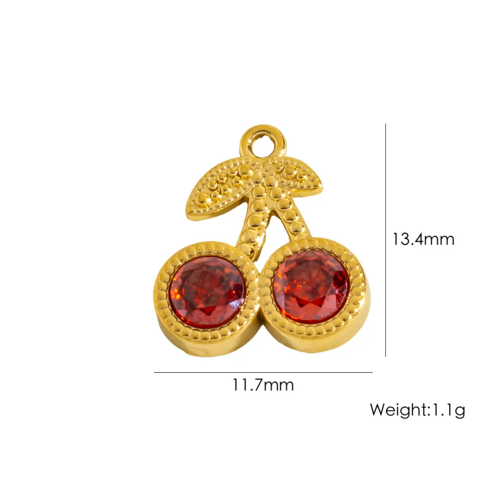 Retro Simple Jewelry Accessories Drop Oilinlaid White Shellfish Natural Stone Zircon Stainless Steel Pendant With Electroplating Process - Image 10