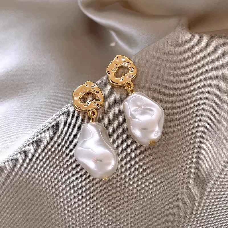 S925 Silver Butterfly Stud Earrings For Women Zircon Pearl Electroplated Light Luxury Niche Highend Minimalist Geometric - Image 61