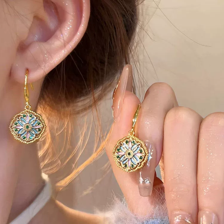 S925 Silver Butterfly Stud Earrings For Women Zircon Pearl Electroplated Light Luxury Niche Highend Minimalist Geometric - Image 67