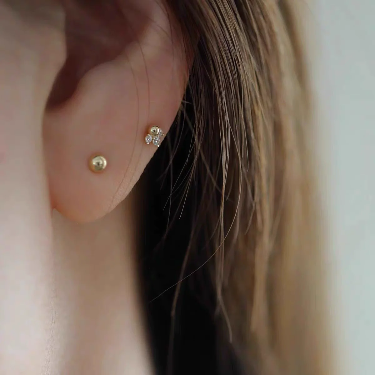 S925 Sterling Silver Fishtail Earrings For Women Animal Zodiac Zirconplated Goldplated 2025 New Style - Image 3