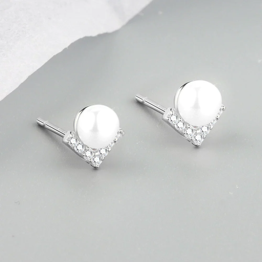 S925 Sterling Silver Geometric Electroplated Women's Earrings Jewelry - Image 7