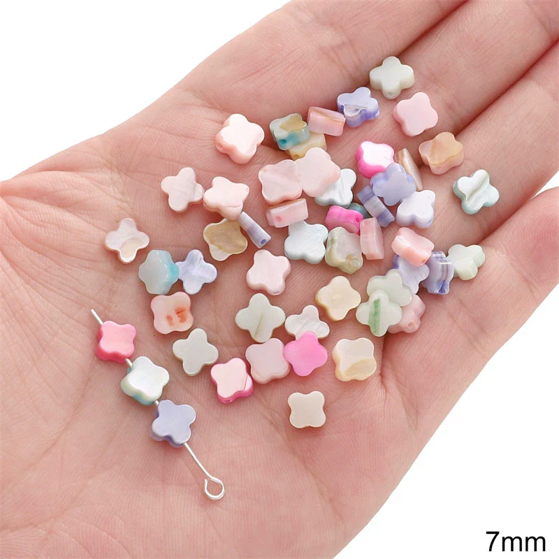 Shell Handmade Peach Heart Shaped Beaded Jewelry Accessories Earrings Bracelet - Image 16