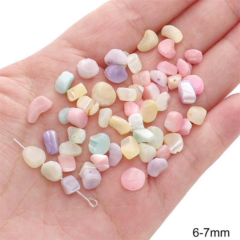 Shell Handmade Peach Heart Shaped Beaded Jewelry Accessories Earrings Bracelet - Image 19