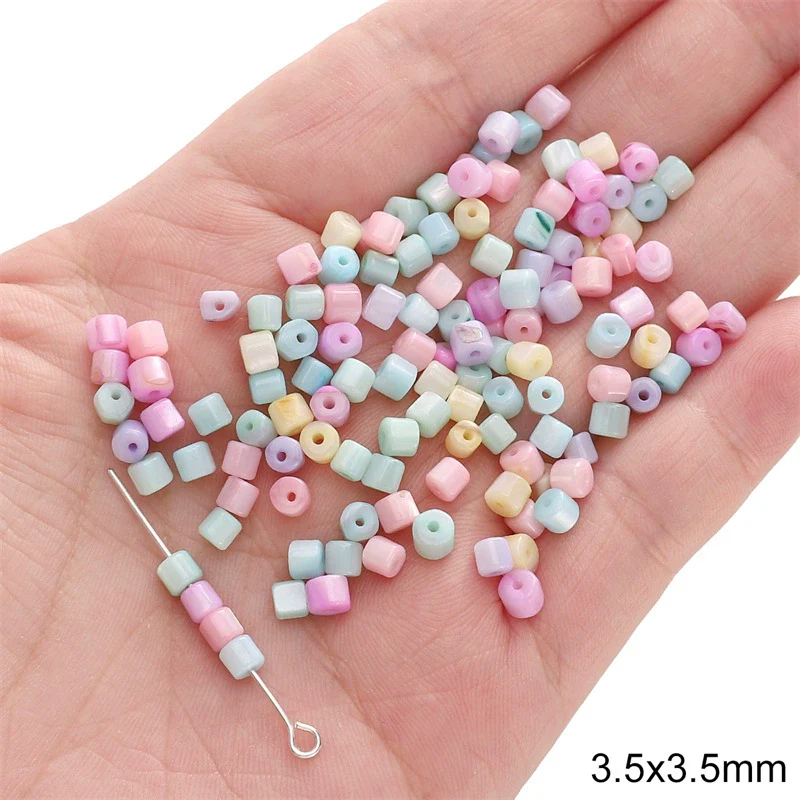 Shell Handmade Peach Heart Shaped Beaded Jewelry Accessories Earrings Bracelet - Image 8