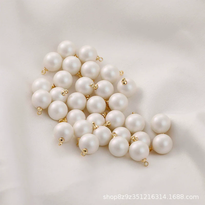 Shell Pearl Handmade Jewelry Accessories With Baking Paint Design - Image 5
