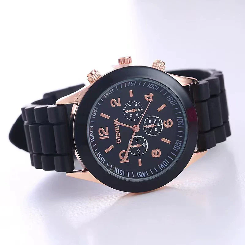 Silicone Plastic Watch Fashionable Colorful Round Student Watch For Boys And Girls - Image 7