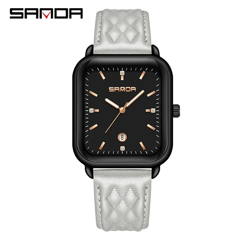Silicone Quartz Waterproof Casual Square Dial Men's And Women's Watches With Zinc Alloy Case And Stainless Steel Clasp - Image 8