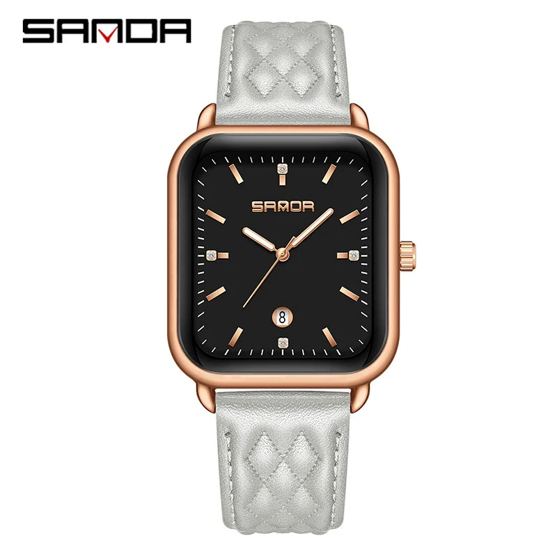 Silicone Quartz Waterproof Casual Square Dial Men's And Women's Watches With Zinc Alloy Case And Stainless Steel Clasp - Image 9