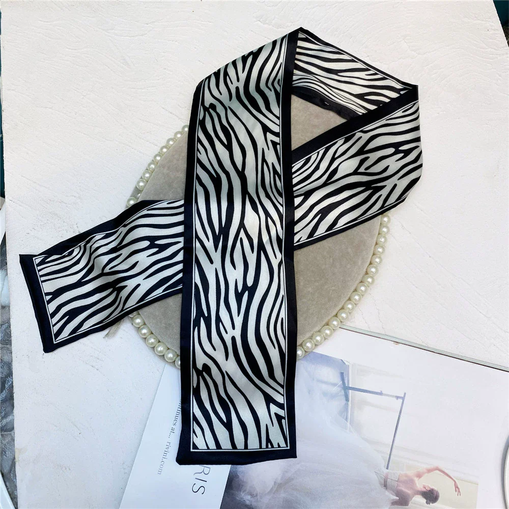 Silks And Satins Fabric Hairband With Bow And Plaid Pattern - Image 7