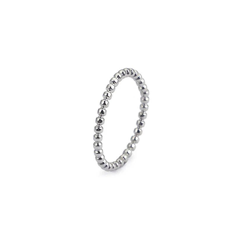 Simple Beads Water Corrugated Geometric Stainless Steel Open Oval Twopiece Ring And Bracelet Jewelry With Electroplating - Image 13