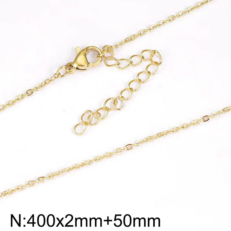 Simple Elegant Cold Style Cross Titanium Steel Geometric Welded Necklace For Women - Image 10