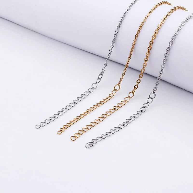 Simple Elegant Cold Style Cross Titanium Steel Geometric Welded Necklace For Women - Image 2