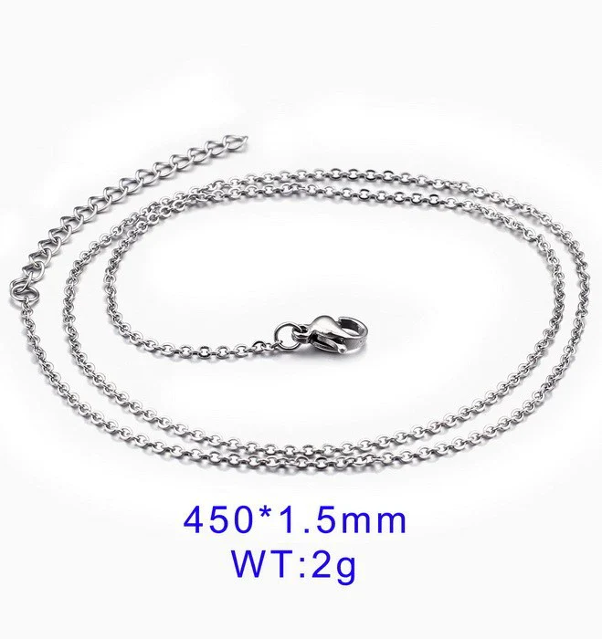 Simple Elegant Cold Style Cross Titanium Steel Geometric Welded Necklace For Women - Image 7