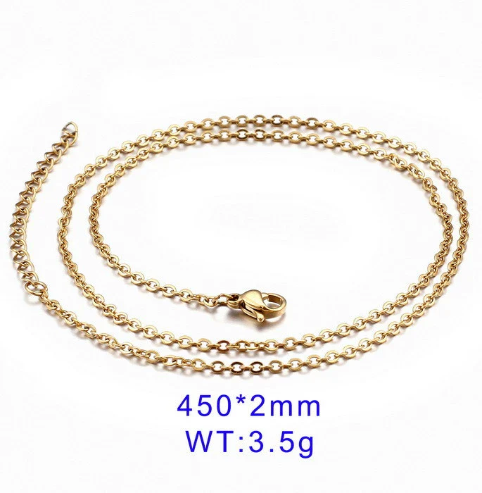 Simple Elegant Cold Style Cross Titanium Steel Geometric Welded Necklace For Women - Image 8