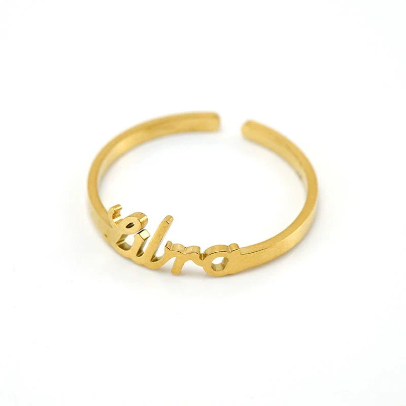 Simple 316L Stainless Steel Constellation Ring Jewelry Electroplated For Women - Image 11