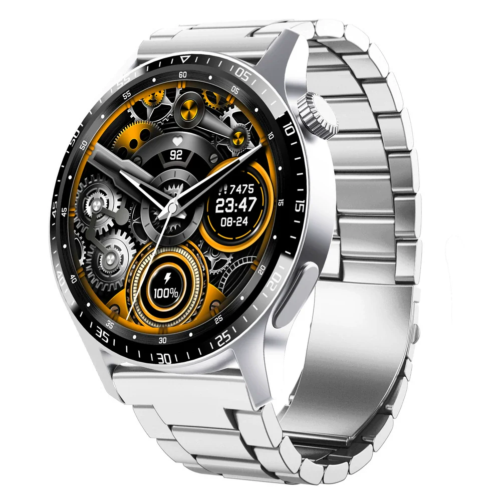 Smart Bracelet Silicone Sports Health Monitoring With Magnetic Attraction Charging And Round Dial - Image 10