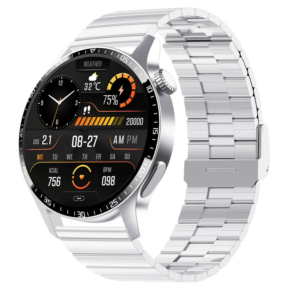 Smart Bracelet Silicone Sports Health Monitoring With Magnetic Attraction Charging And Round Dial - Image 11