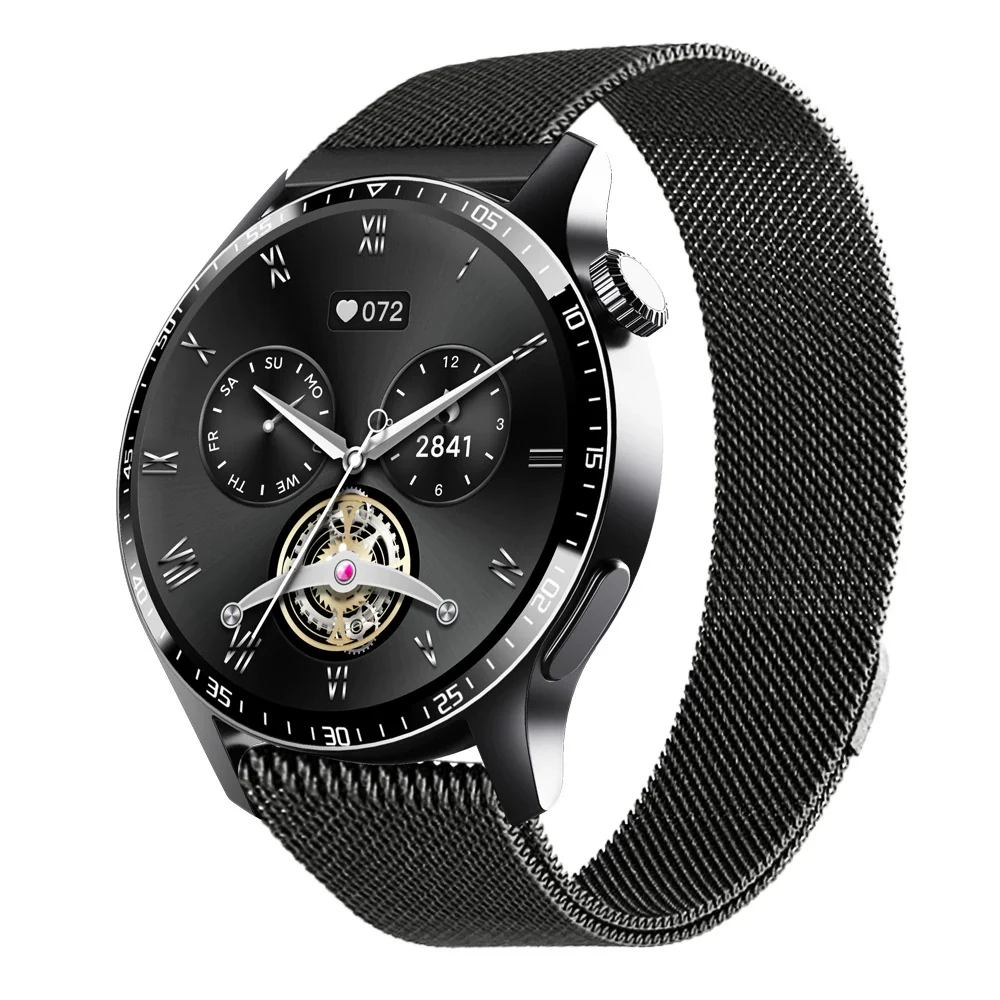 Smart Bracelet Silicone Sports Health Monitoring With Magnetic Attraction Charging And Round Dial - Image 6