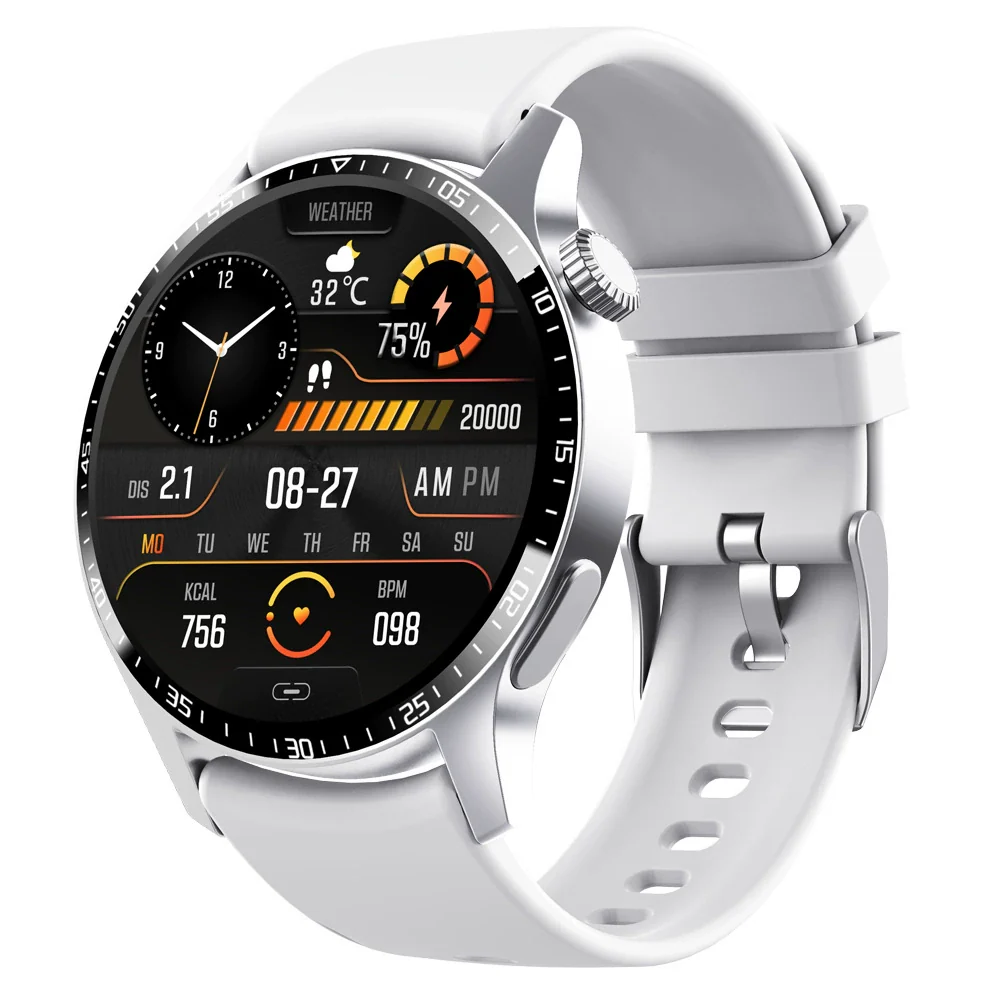Smart Bracelet Silicone Sports Health Monitoring With Magnetic Attraction Charging And Round Dial - Image 8