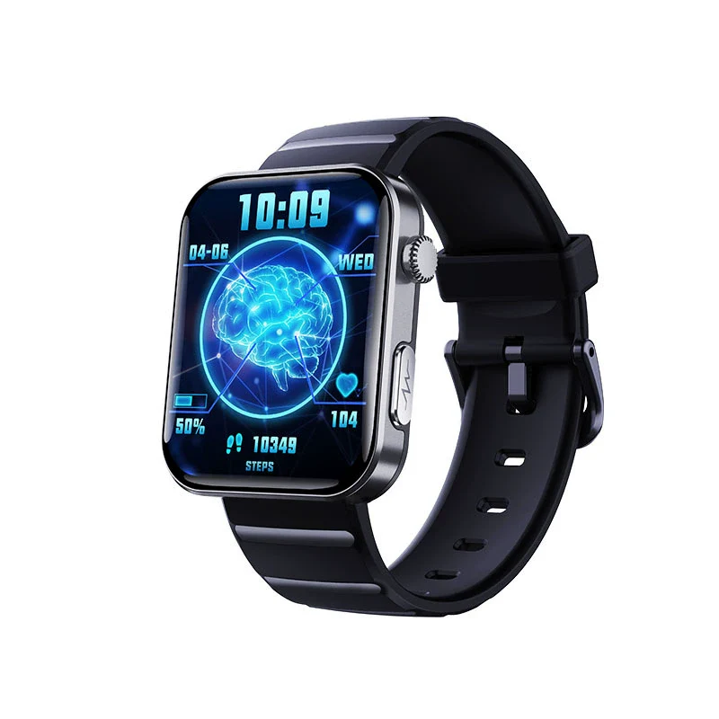 Smart Watch Aluminum Alloy Environmentally Friendly Silicone Square Daily Waterproof Health Monitoring - Image 10