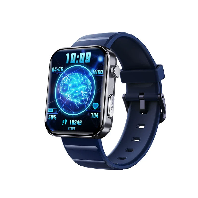 Smart Watch Aluminum Alloy Environmentally Friendly Silicone Square Daily Waterproof Health Monitoring - Image 12