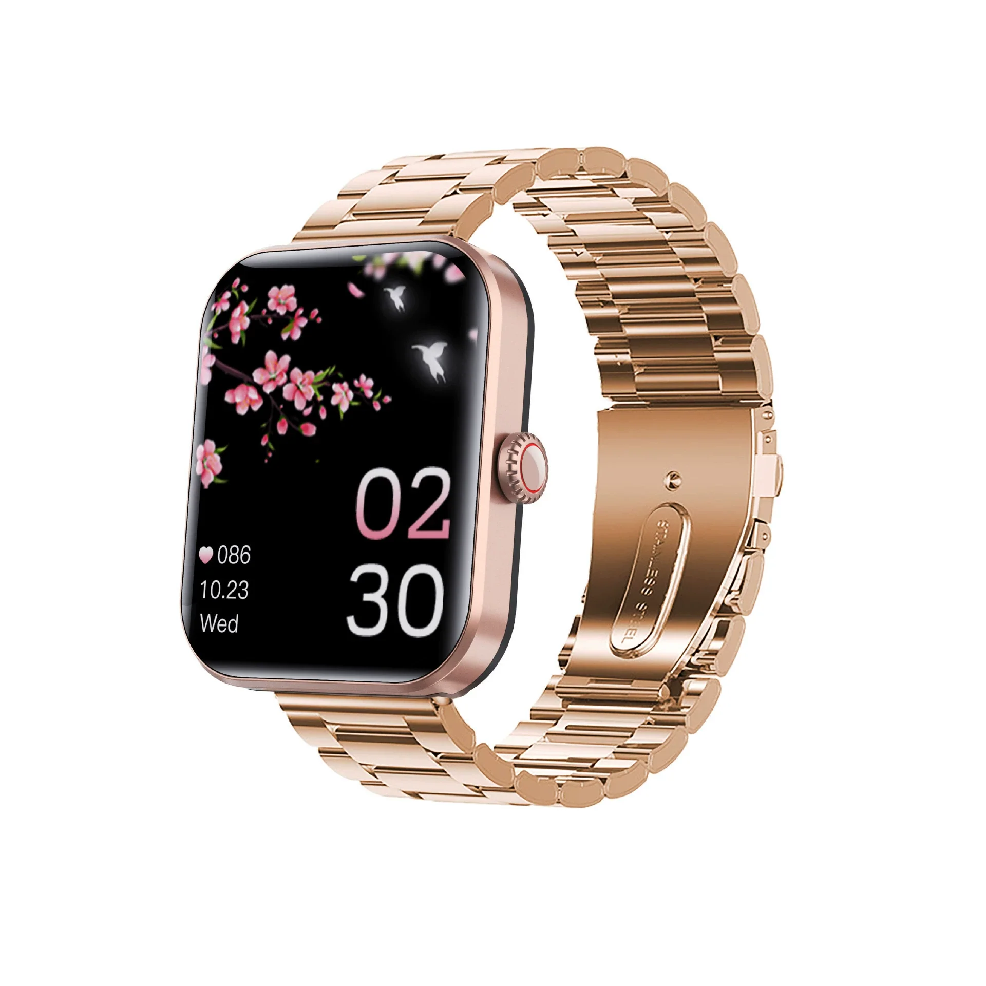 Smart Watch Aluminum Alloy Environmentally Friendly Silicone Square Health Sports Daily Waterproof Blood Oxygen Detection - Image 10