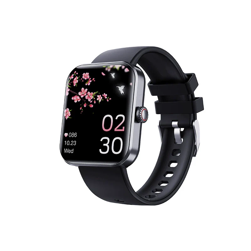 Smart Watch Aluminum Alloy Environmentally Friendly Silicone Square Health Sports Daily Waterproof Blood Oxygen Detection - Image 4