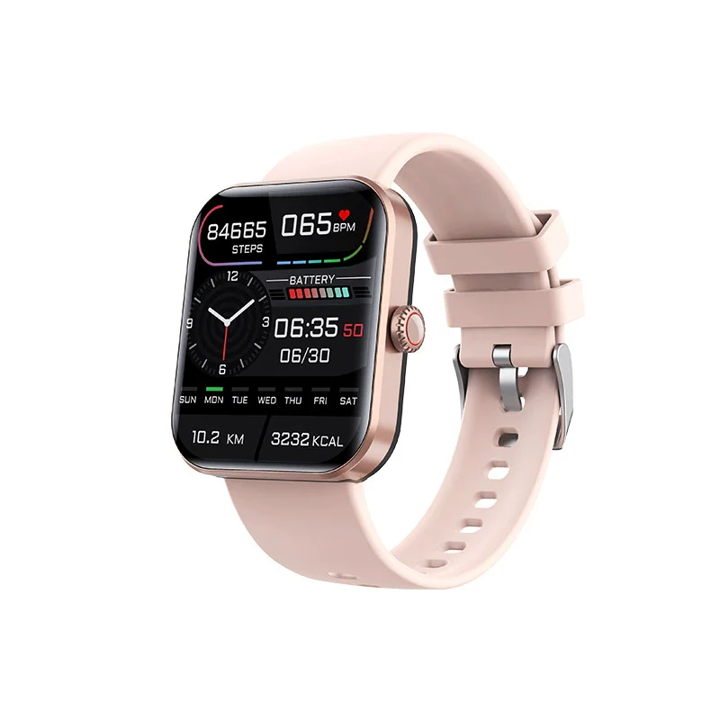 Smart Watch Aluminum Alloy Environmentally Friendly Silicone Square Health Sports Daily Waterproof Blood Oxygen Detection - Image 6