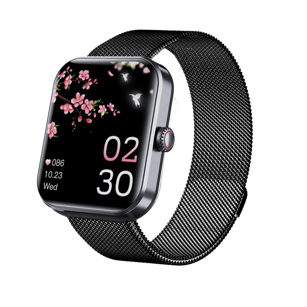 Smart Watch Aluminum Alloy Environmentally Friendly Silicone Square Health Sports Daily Waterproof Blood Oxygen Detection - Image 7