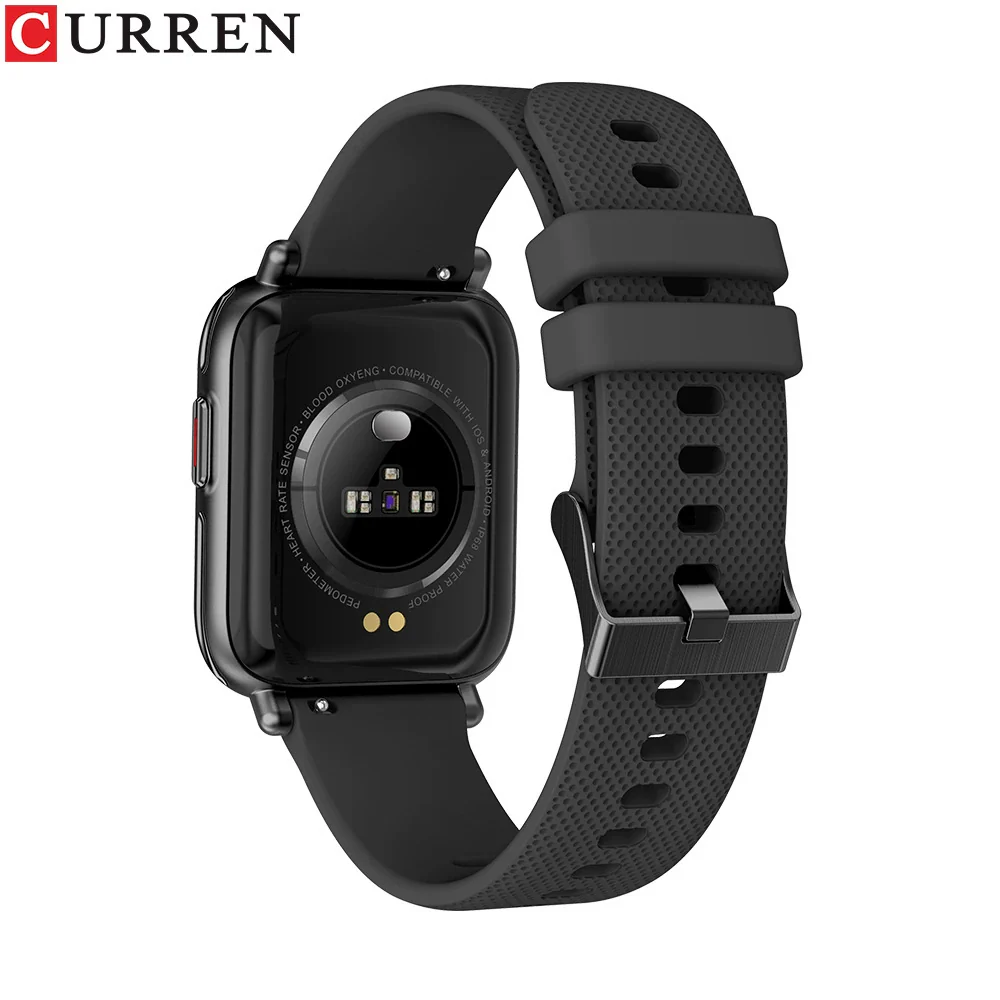 Smart Watch Metal Silicone Stainless Steel Sports Square Round Waterproof - Image 4