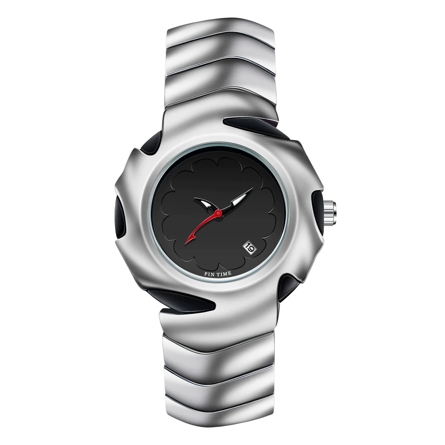 Specialshaped Retro Quartz Watch Diecast Stainless Steel Mineral Strengthened Mirror - Image 4