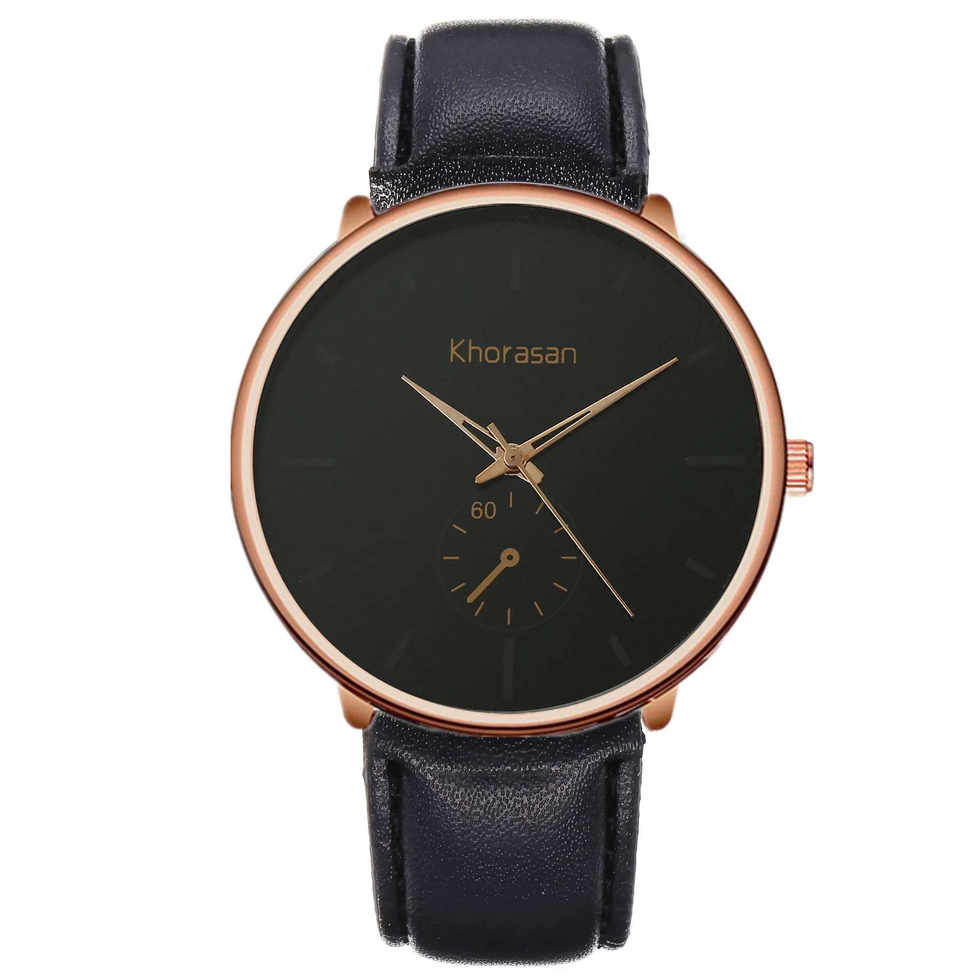 Sports Style Men's Quartz Watch With Alloy Case Imitation Leather Strap And Stainless Steel Buckle Round Dial - Image 5
