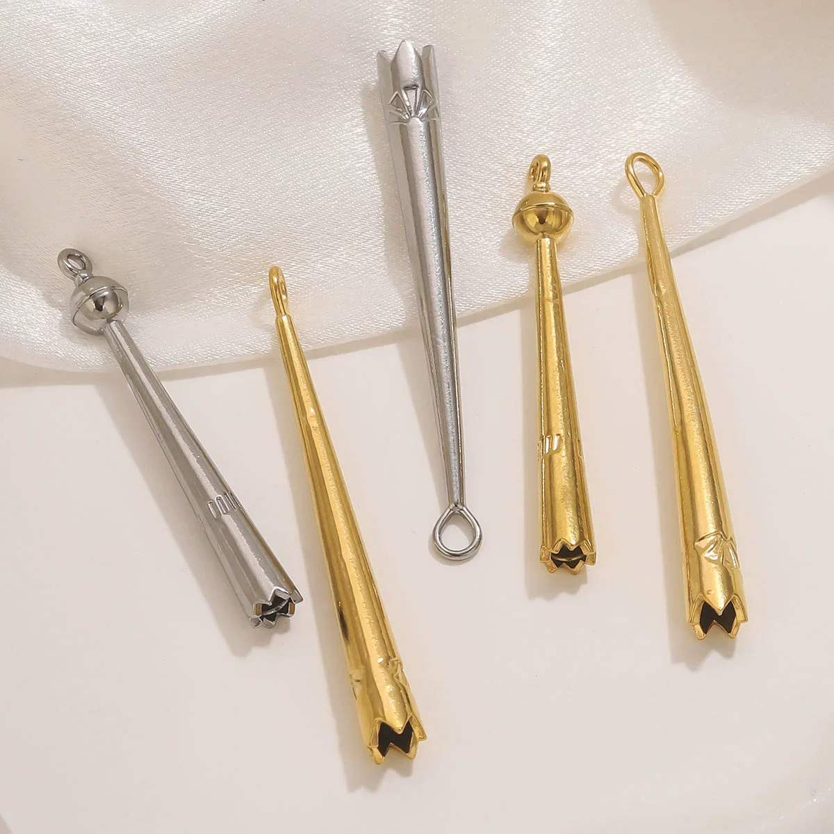 Sports Style Titanium Steel Long Pendant Jewelry Electroplated Stainless Steel Accessories - Image 3