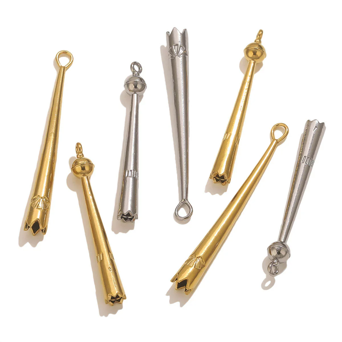 Sports Style Titanium Steel Long Pendant Jewelry Electroplated Stainless Steel Accessories - Image 4
