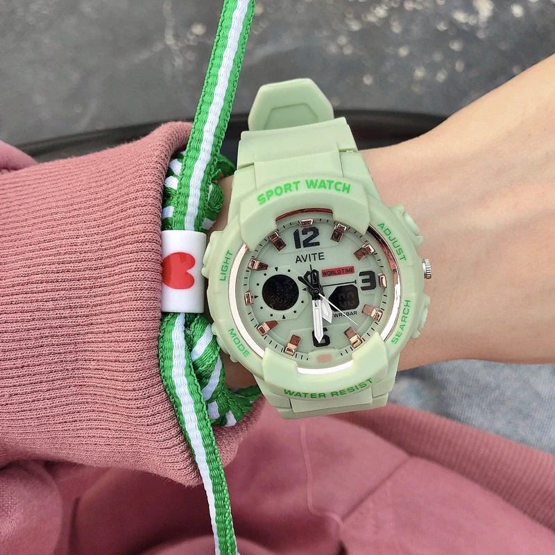 Sports Watch Plastic Silicone Luminous Unicorn Style - Image 4