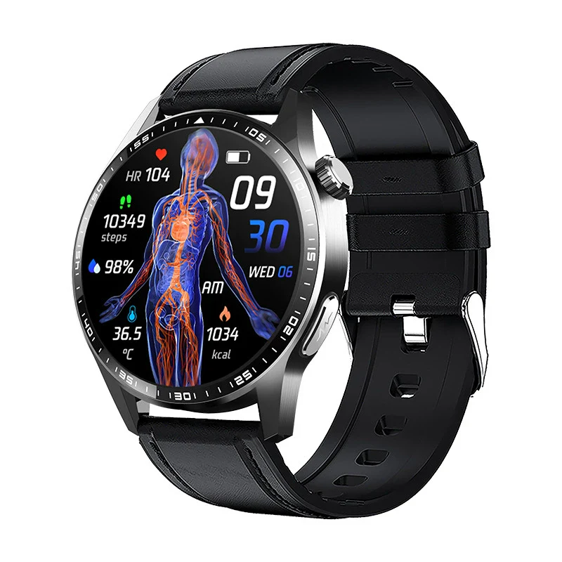 Sports Watch Titanium Alloy Environmentally Friendly Silicone Round For Men With Blood Oxygen Detection Bluetooth - Image 8