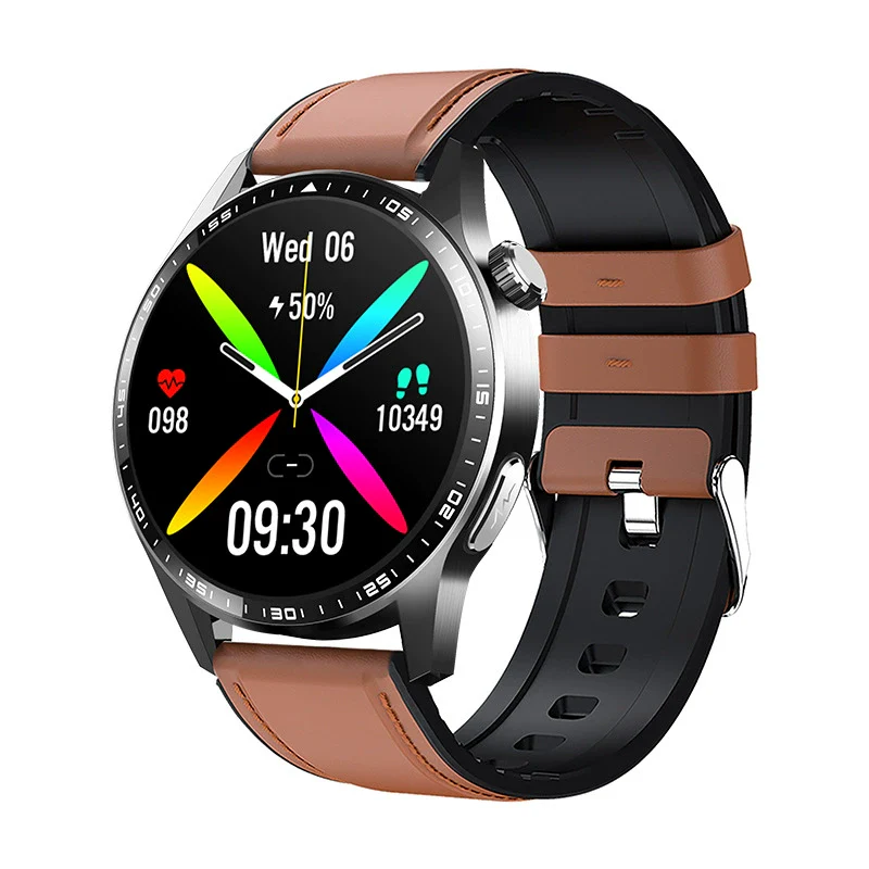 Sports Watch Titanium Alloy Environmentally Friendly Silicone Round For Men With Blood Oxygen Detection Bluetooth - Image 9