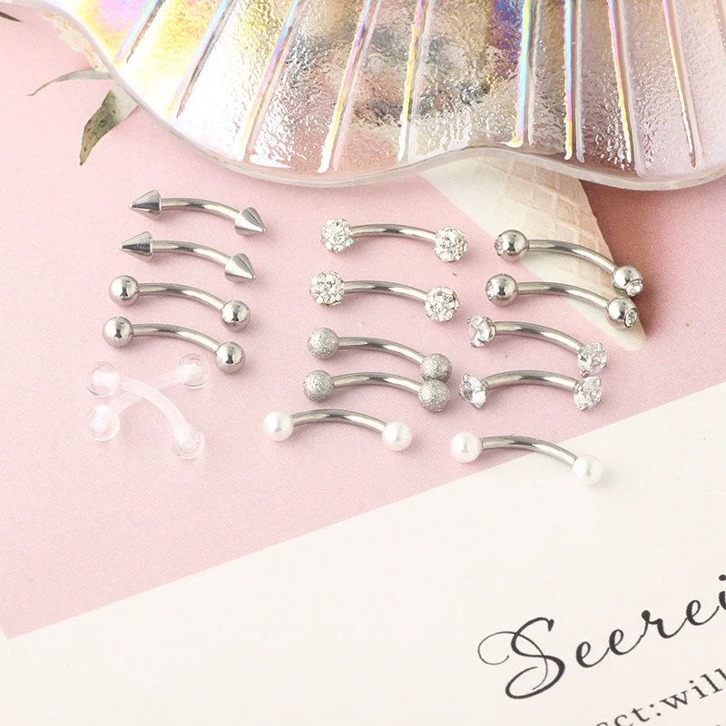 Stainless Steel 18K Electroplated The Crown Pattern Microinlaid Zircon Unisex Ear Nail Screw Ball Fashion Earrings - Image 2